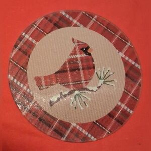 Ganz Lodge Tableware Cardinal Glass 8" Cutting Board/Trivet